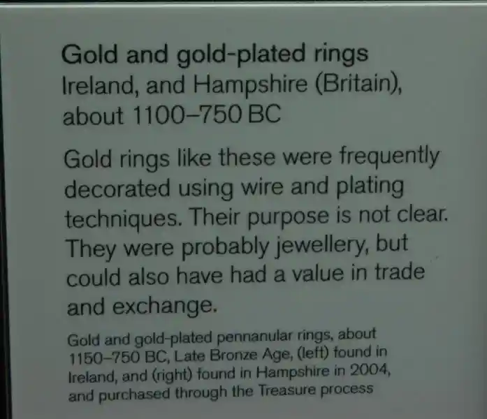 Gold and gold-plated rings